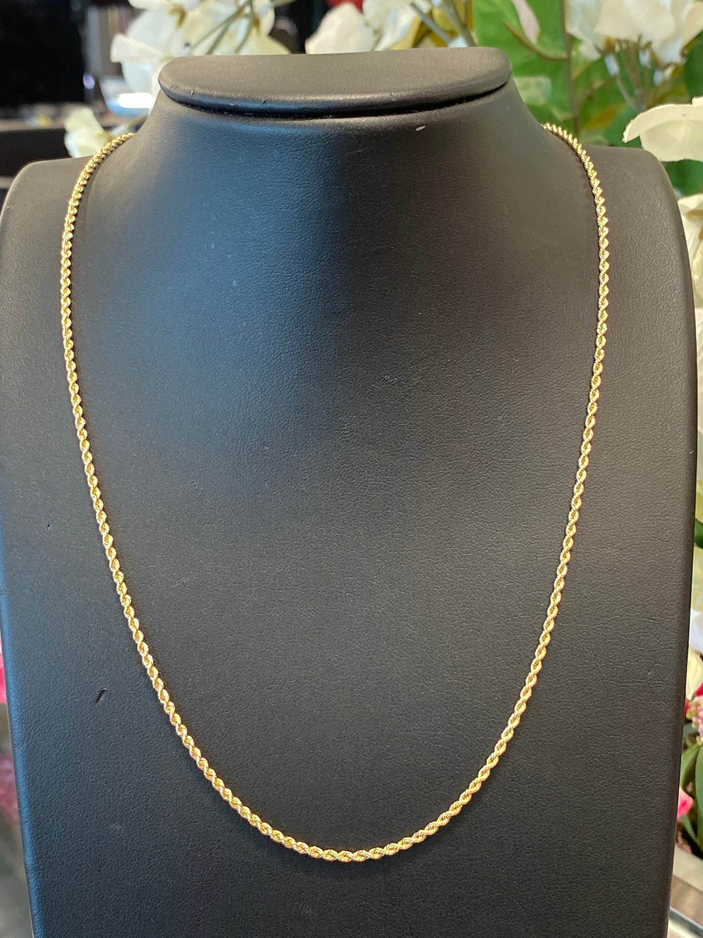 14k Yellow Gold Rope Chain