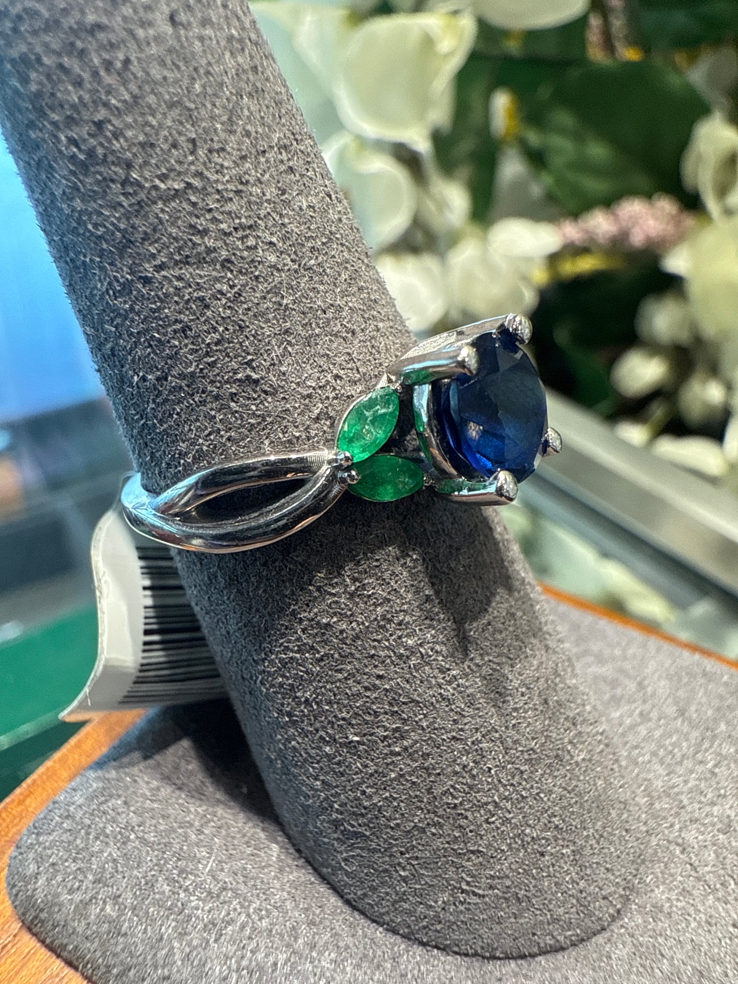 White gold ring