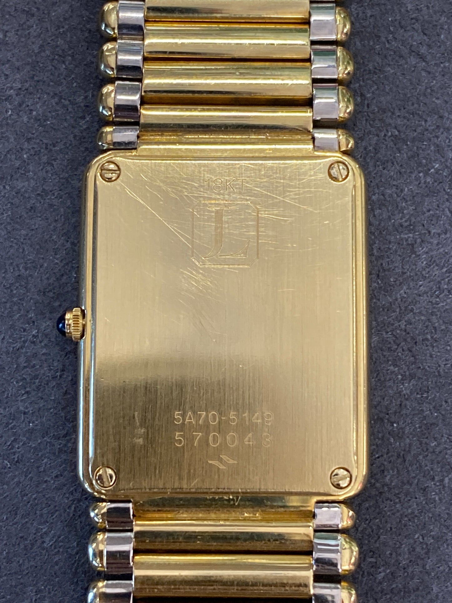 Jean Lassale 18k Two Tone Gold Watch