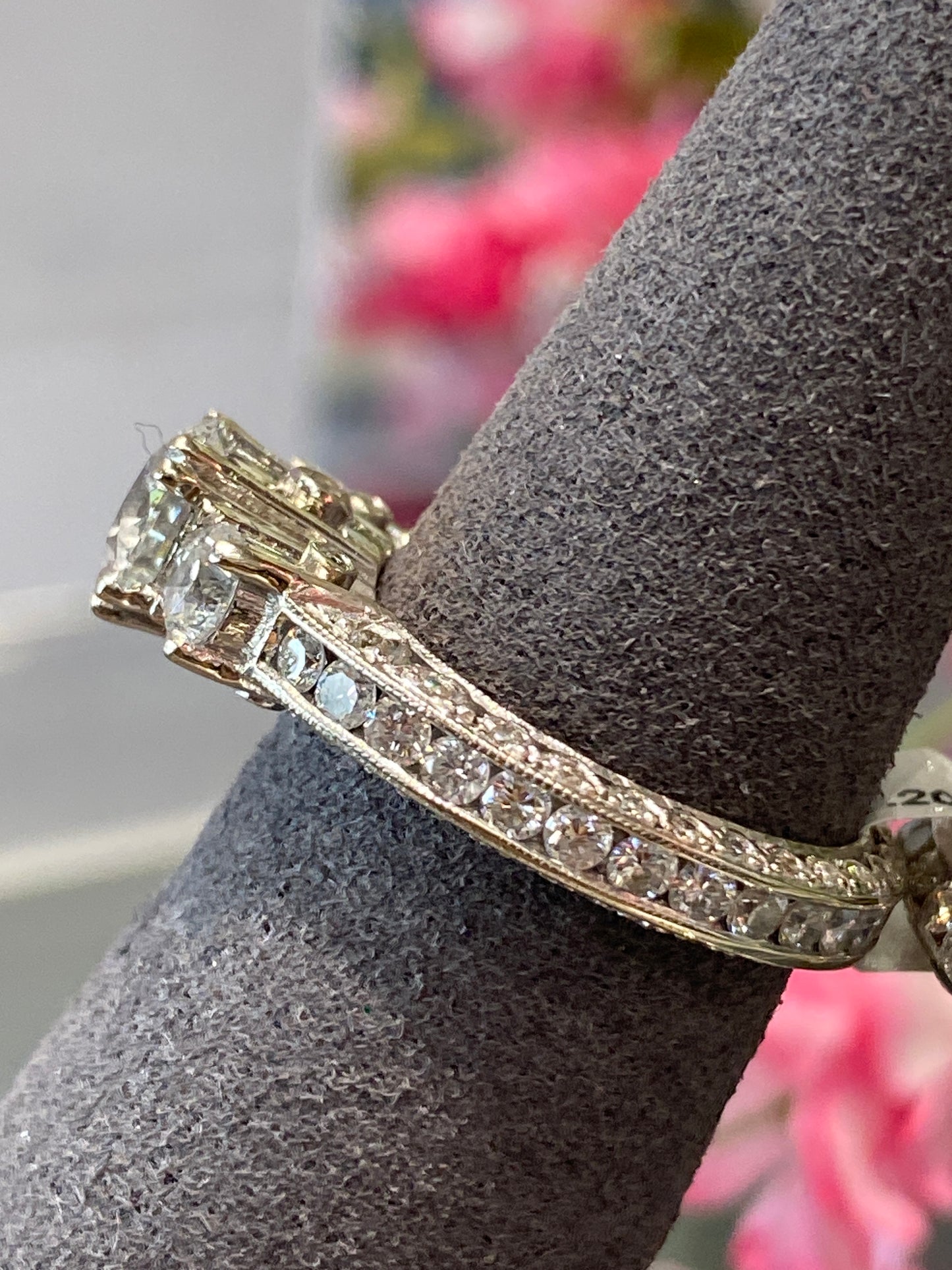 14k White Gold Diamond Wedding Set