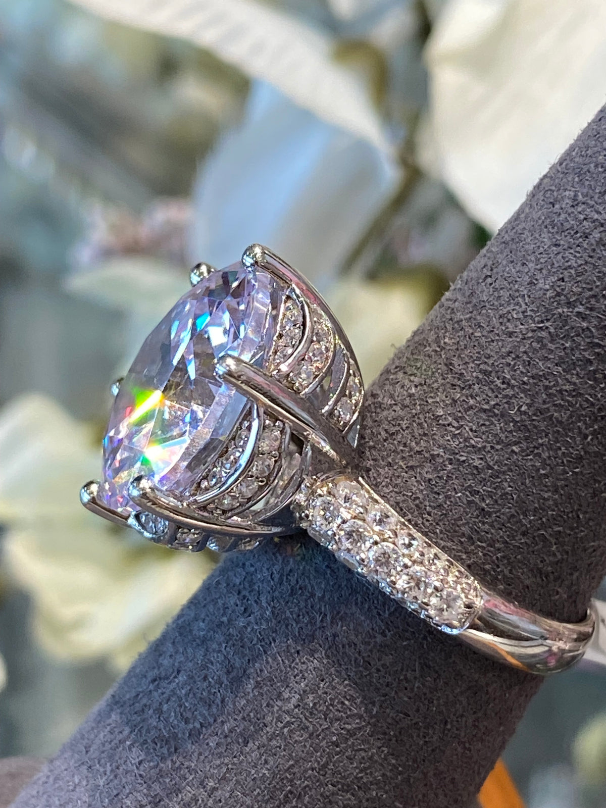 925 Silver Ring With Cubic Zirconias