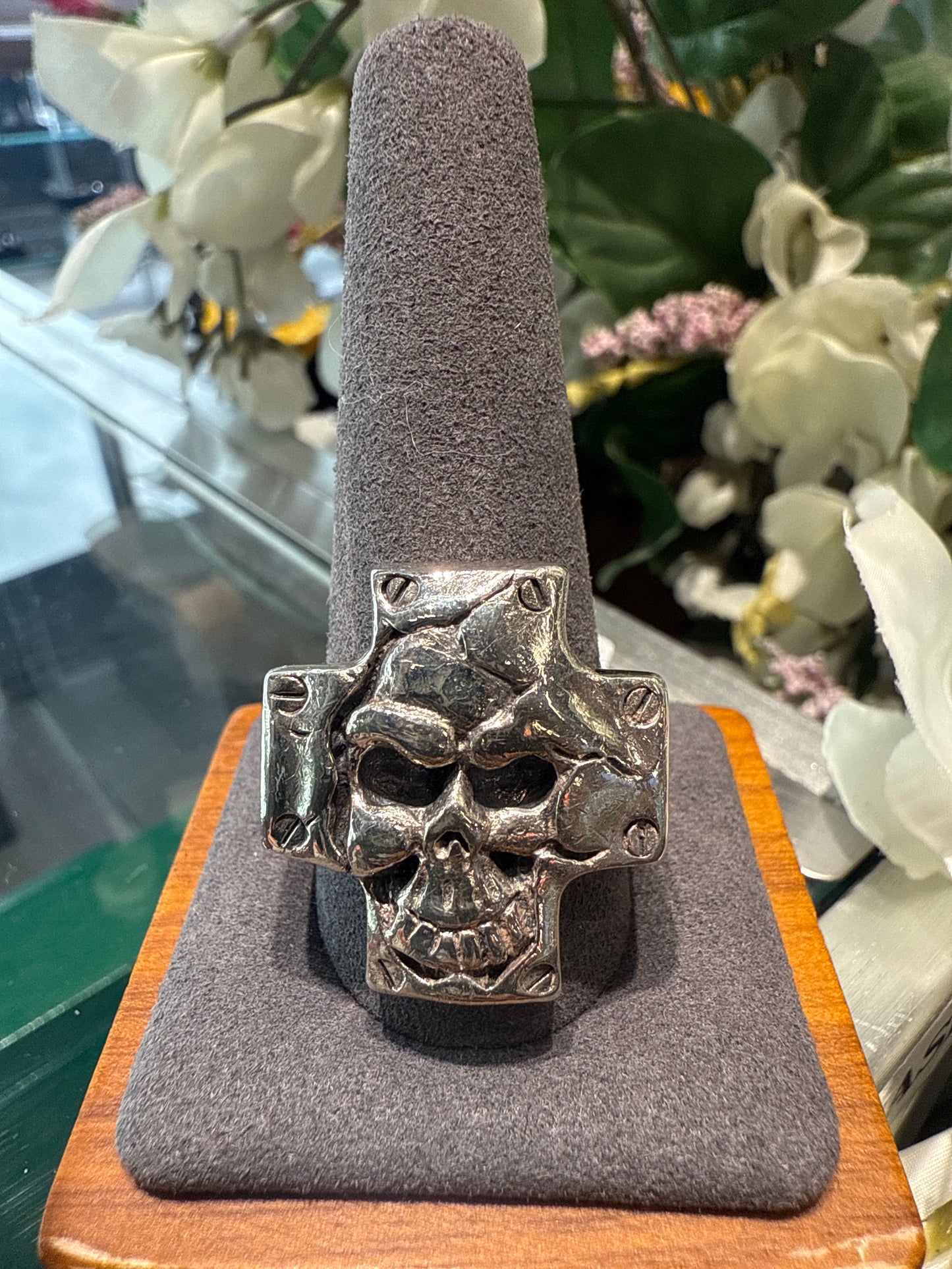 Silver Skull Ring