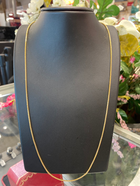 14k Yellow Gold Fashion Chain