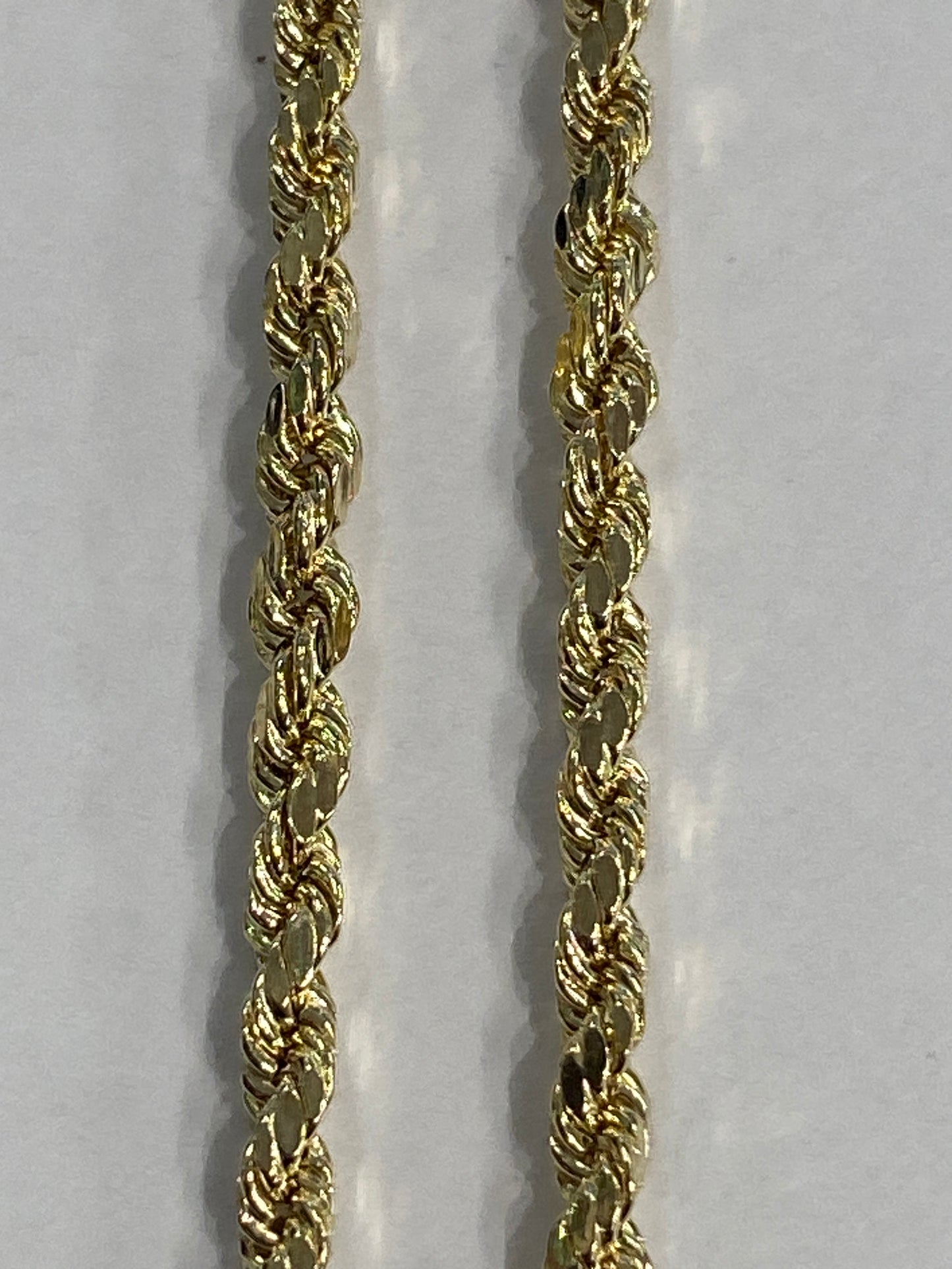 14k Yellow Gold Rope Chain