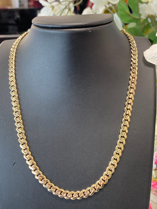 10k Yellow Gold Cuban Chain