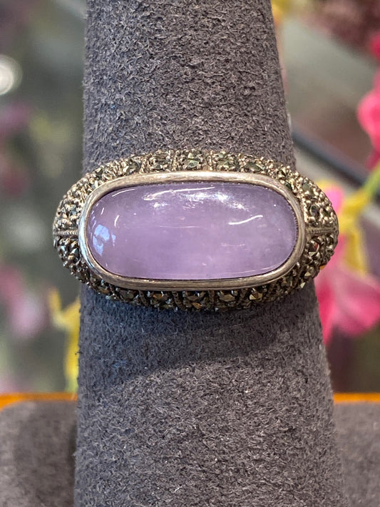 Silver Ring With Colored Stones
