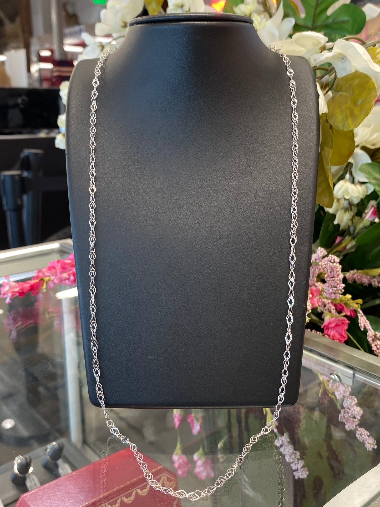 14k White Gold Fashion Chain