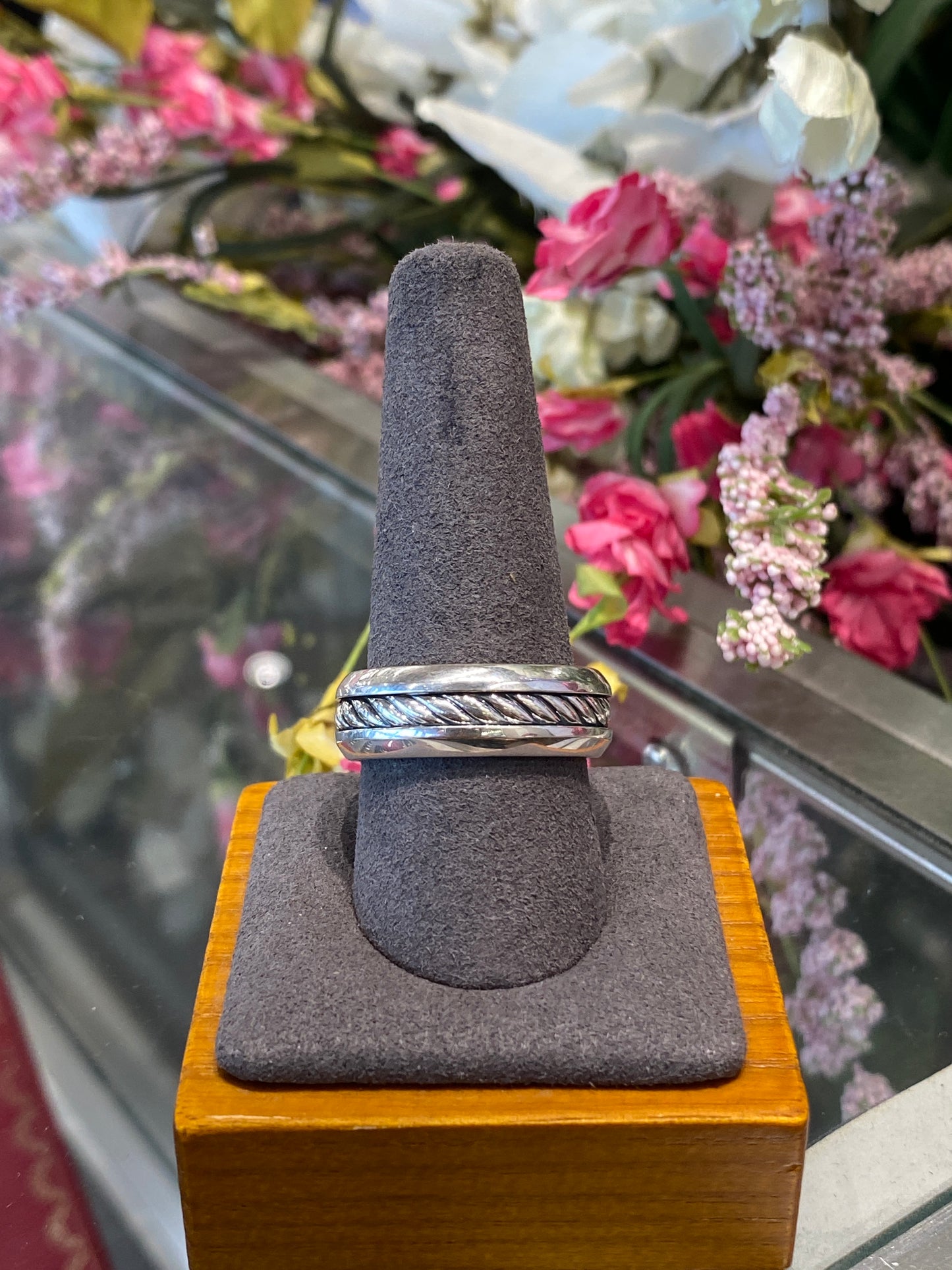 Silver David Yurman Band