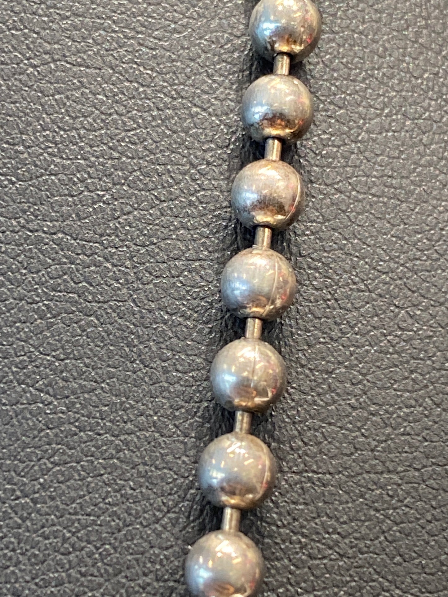 Silver Beaded Chain