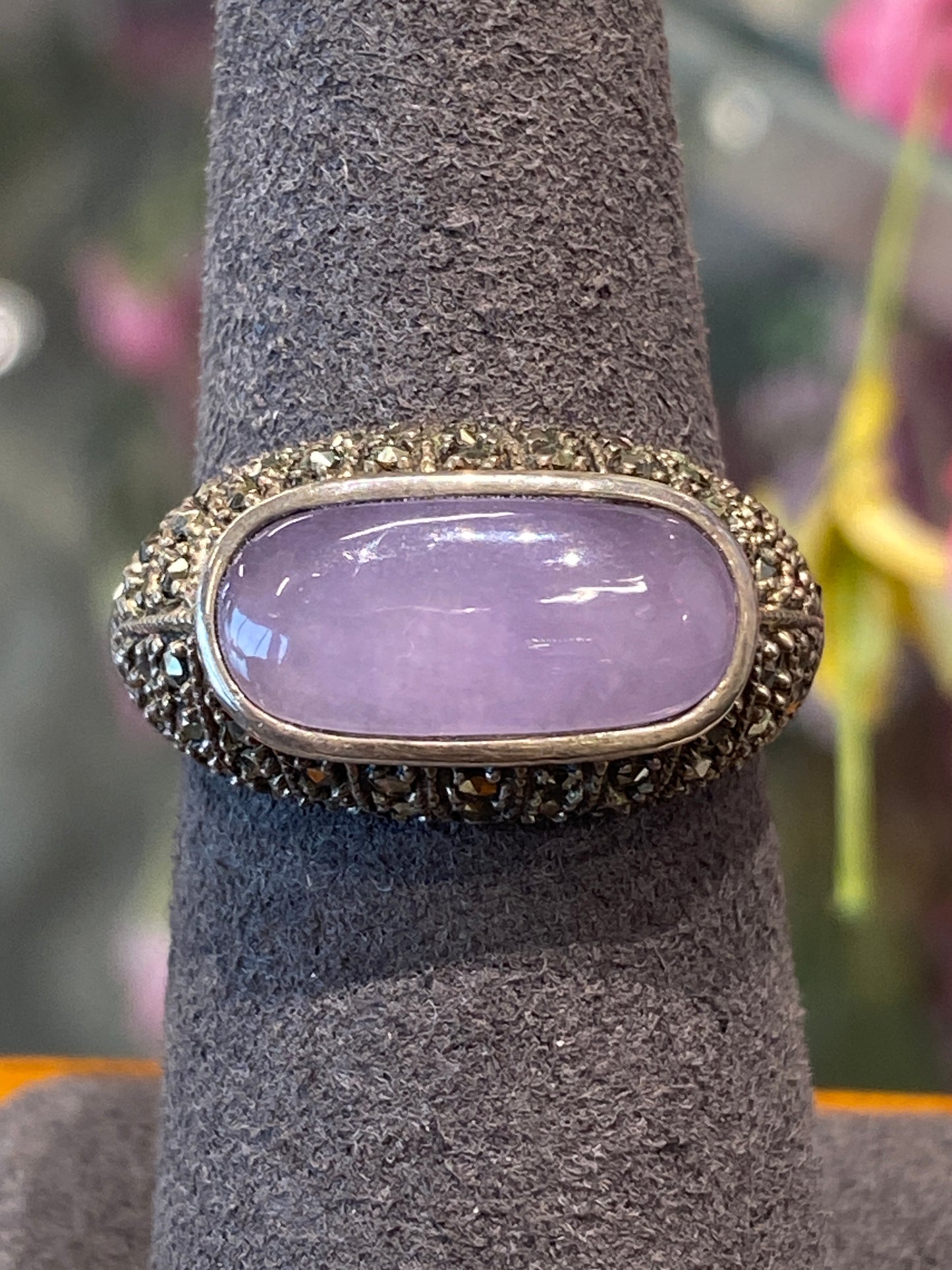 Silver Ring With Colored Stones