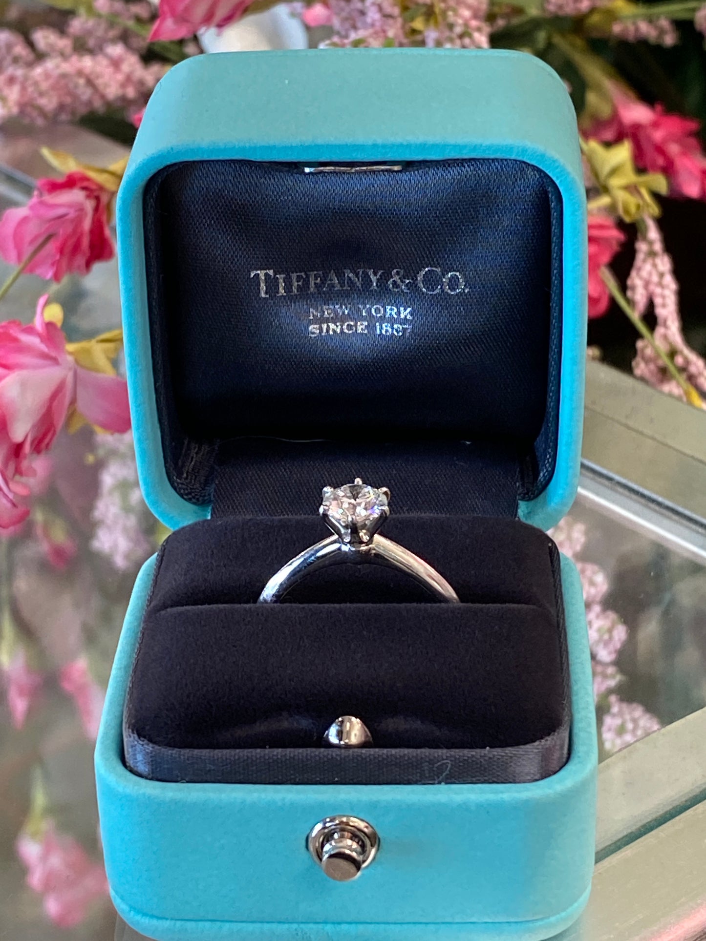 Platinum Diamond Tiffany & Co Engagement Ring