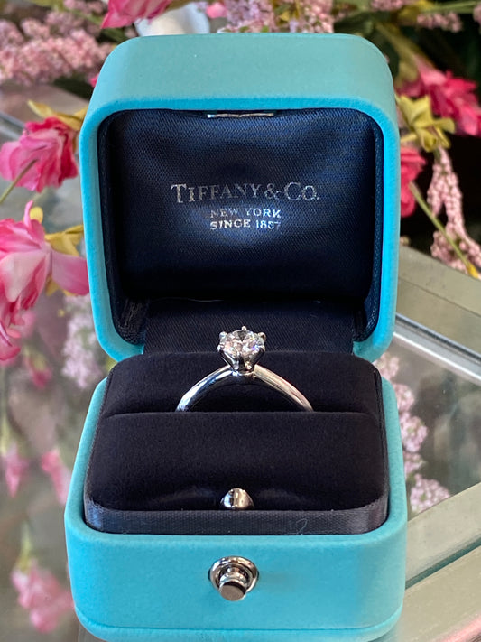 Platinum Diamond Tiffany & Co Engagement Ring