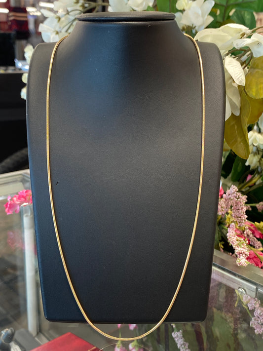 14k Yellow Gold Snake Chain