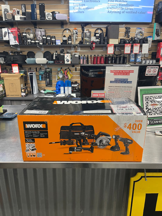 WORX 6pc Tool Combo Kit (152350) MMP