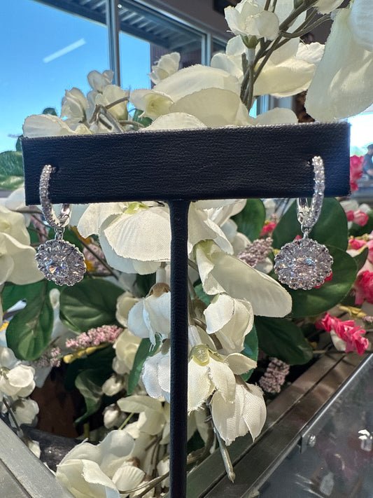 Silver earrings