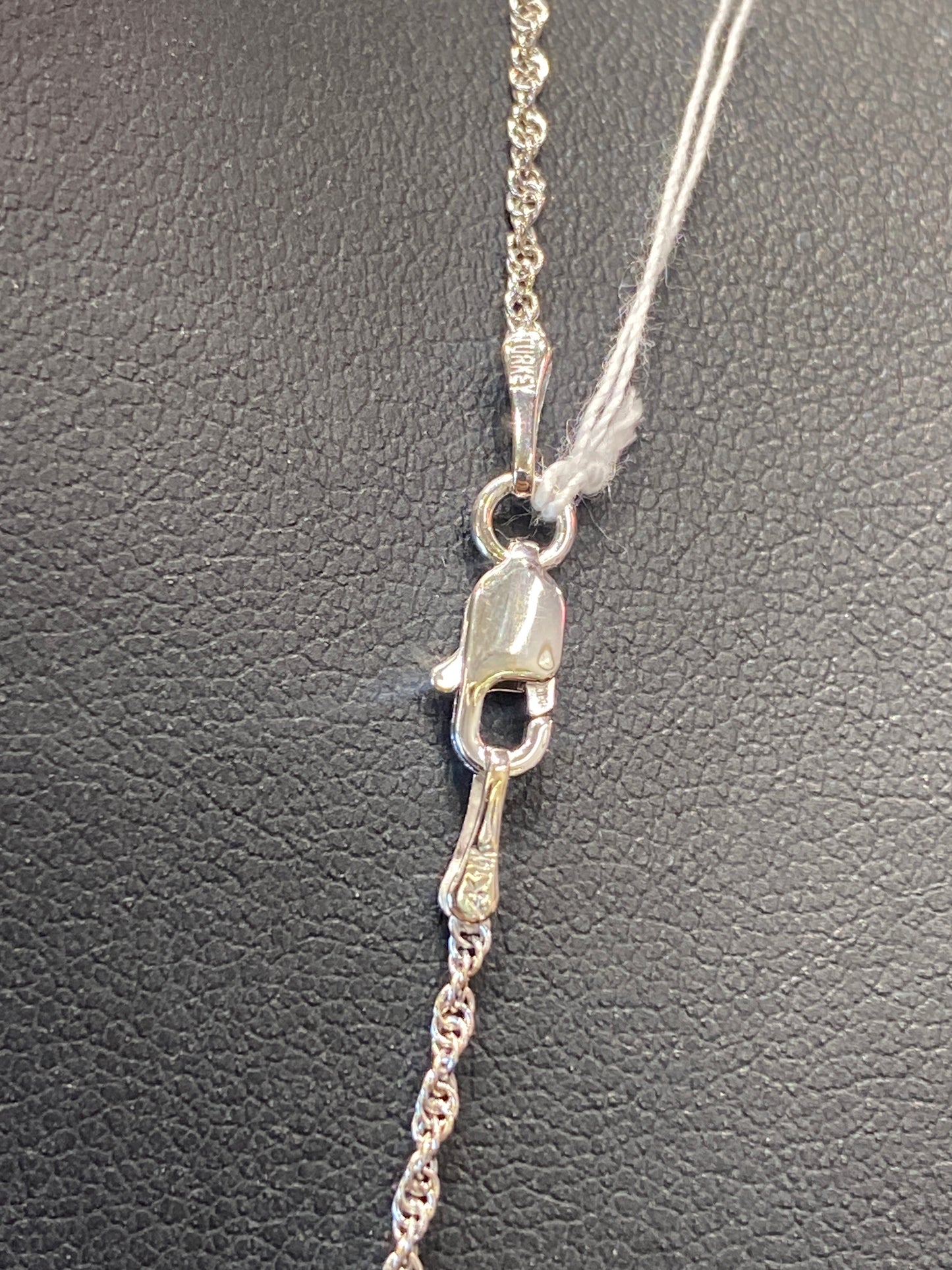 14k White Gold Link Chain