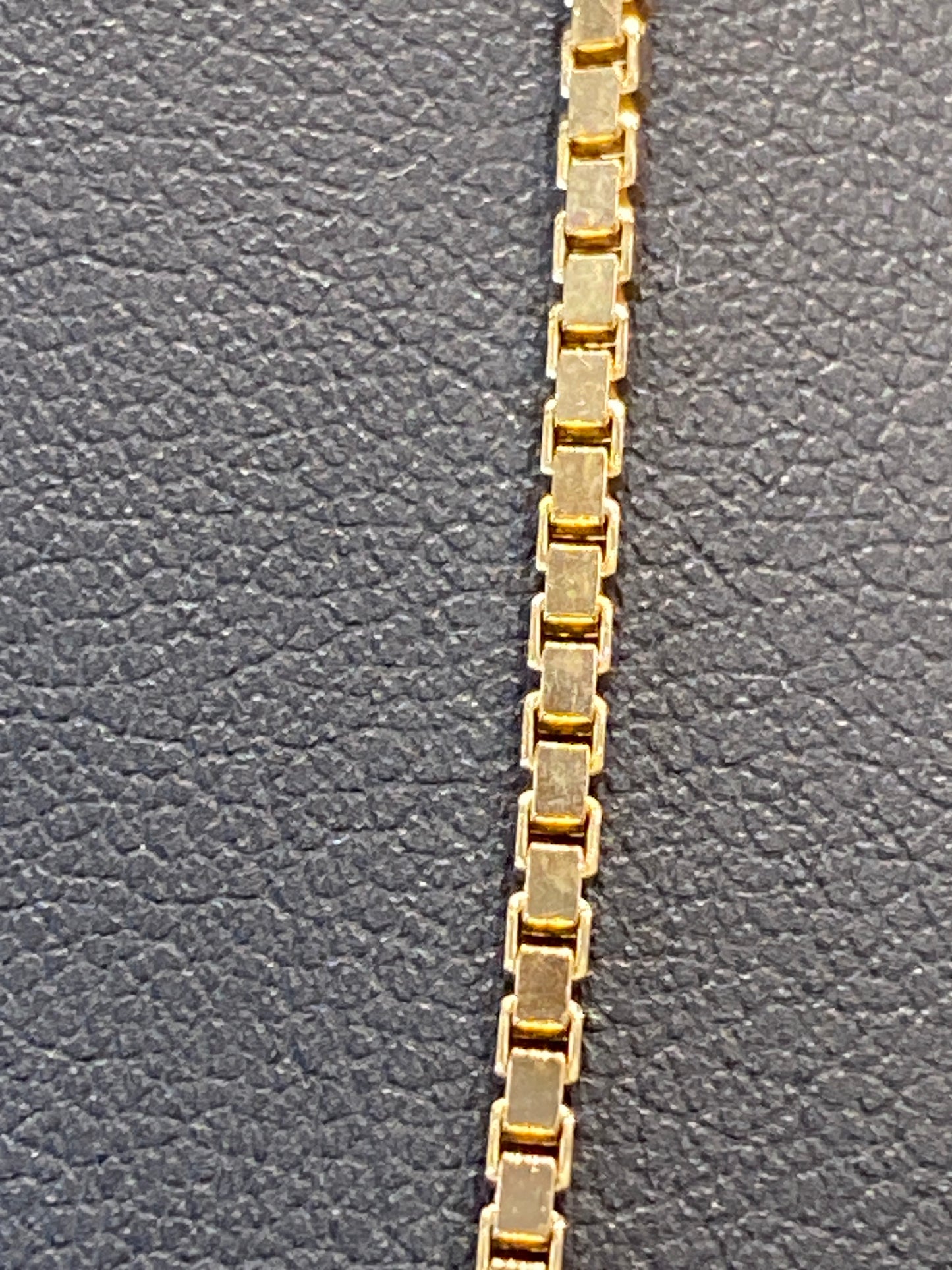 14k Yellow Gold Box Chain