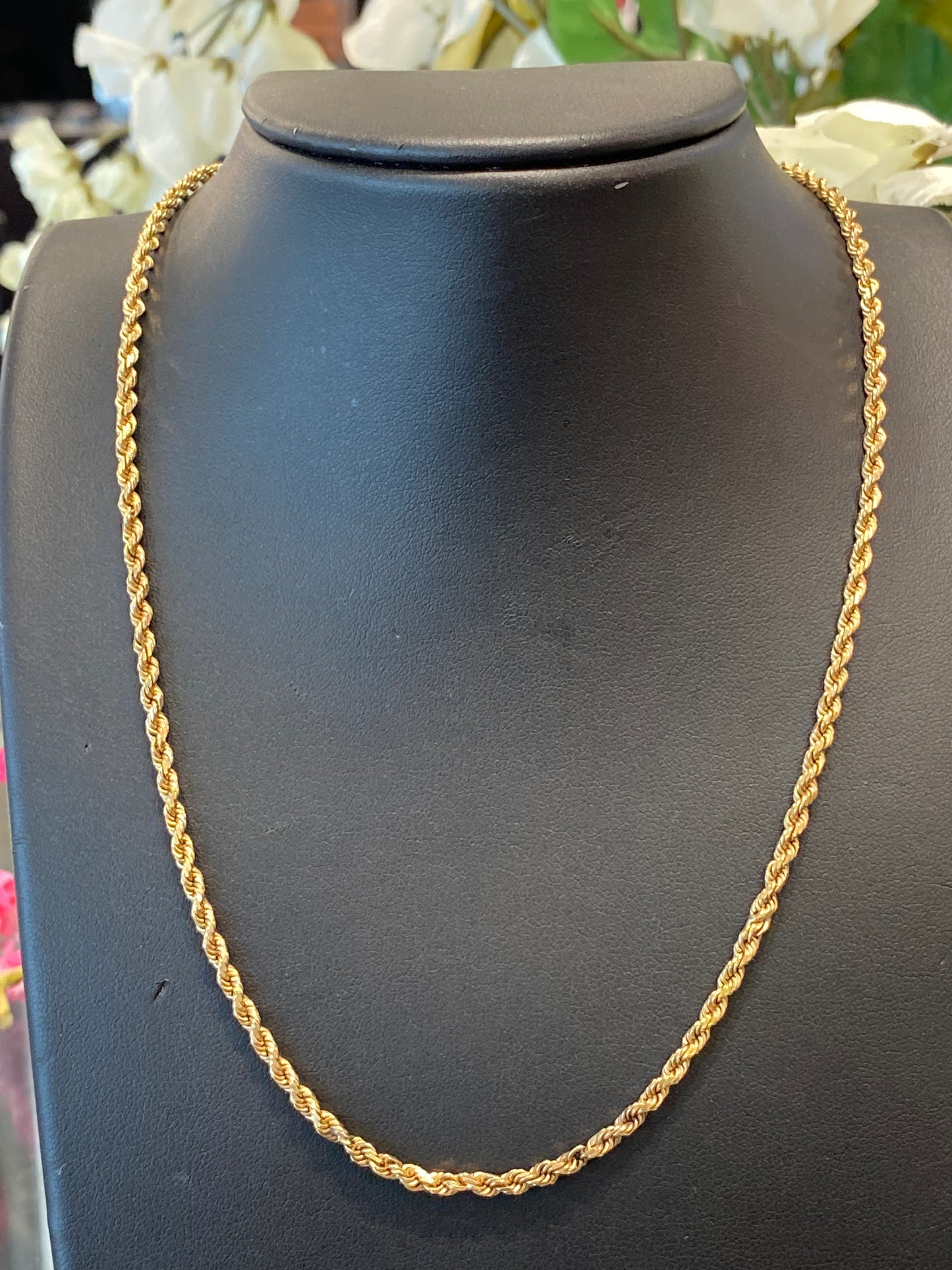 14k Yellow Gold Rope Chain