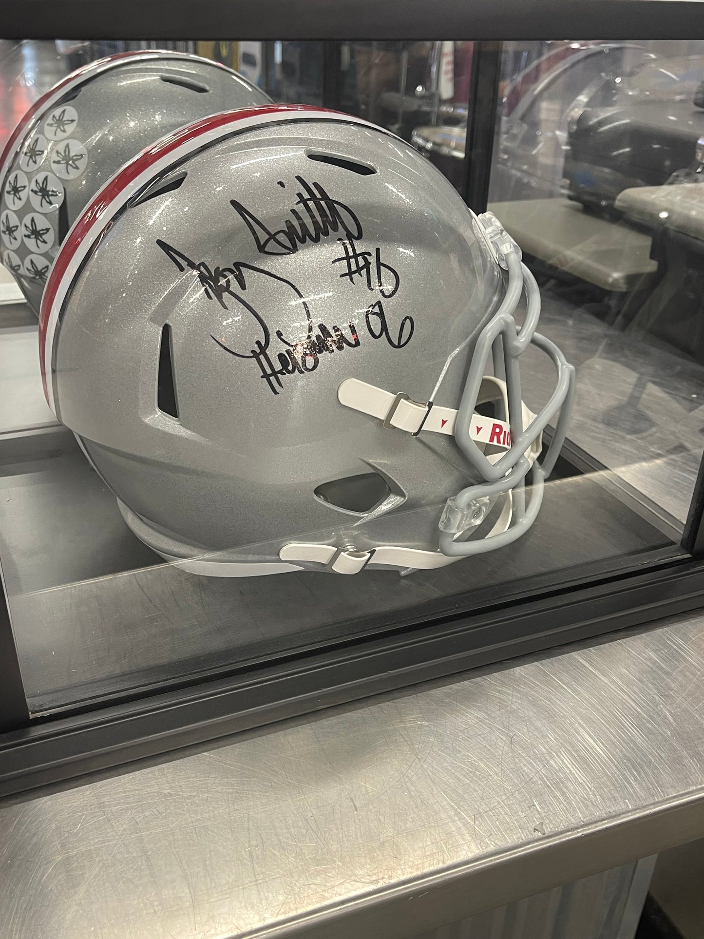 Troy Smith Autographed Ohio State Helmet
