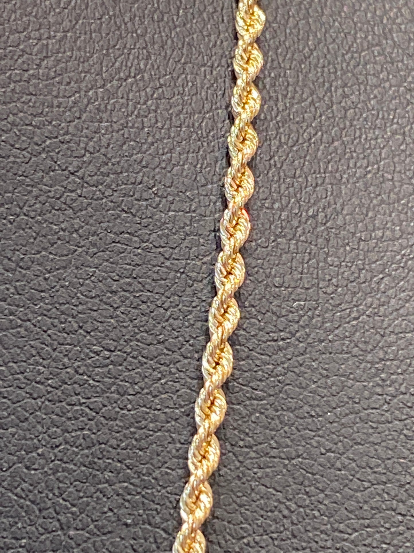14k Yellow Gold Rope Chain