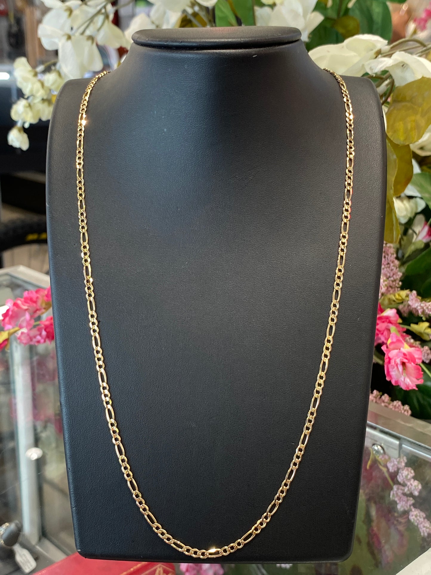 14k Yellow Gold Fígaro Chain