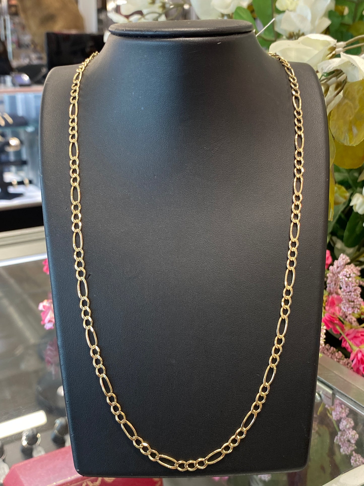 14k Yellow Gold Fígaro Chain