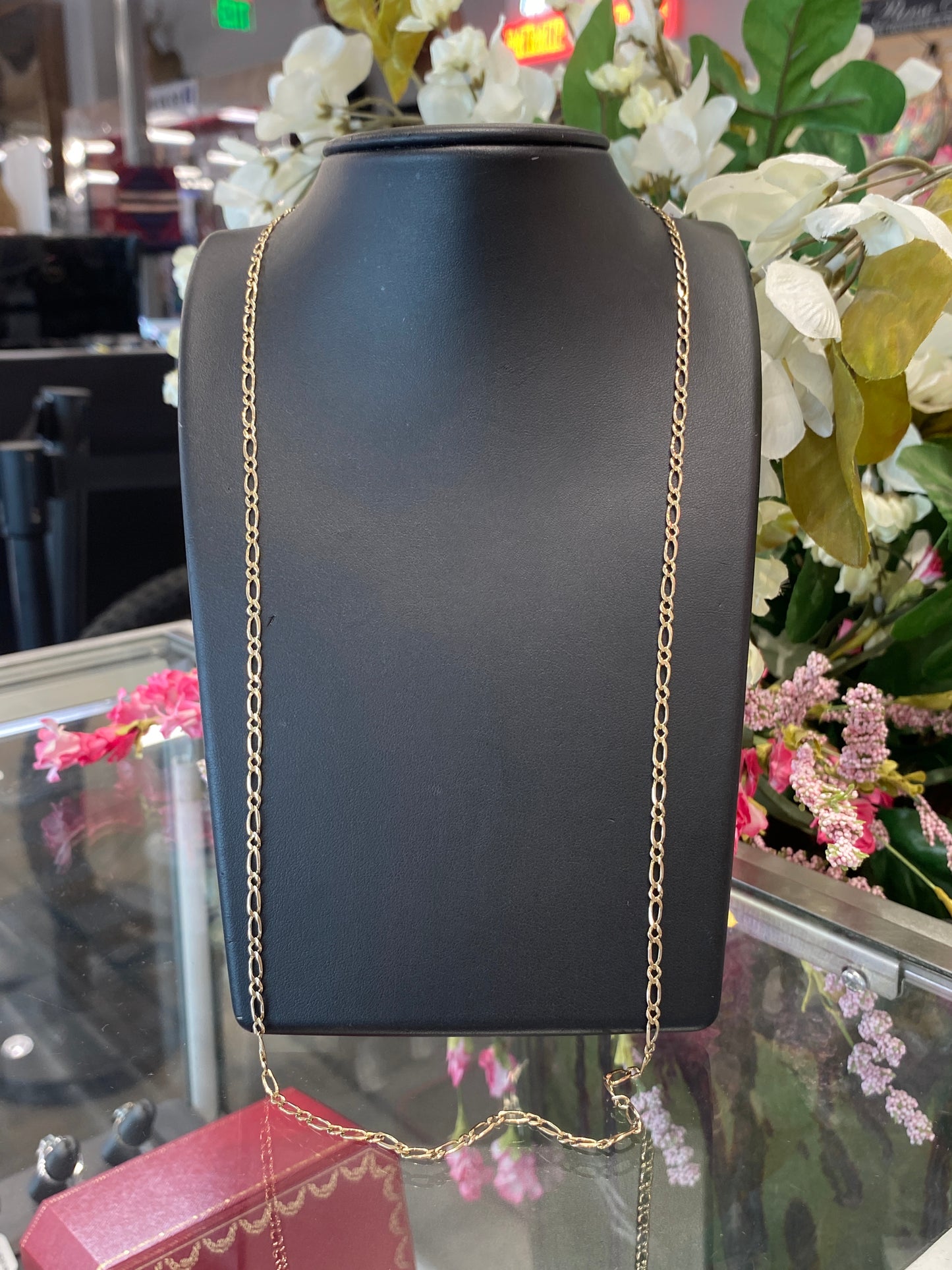 14k Yellow Gold Fígaro Chain