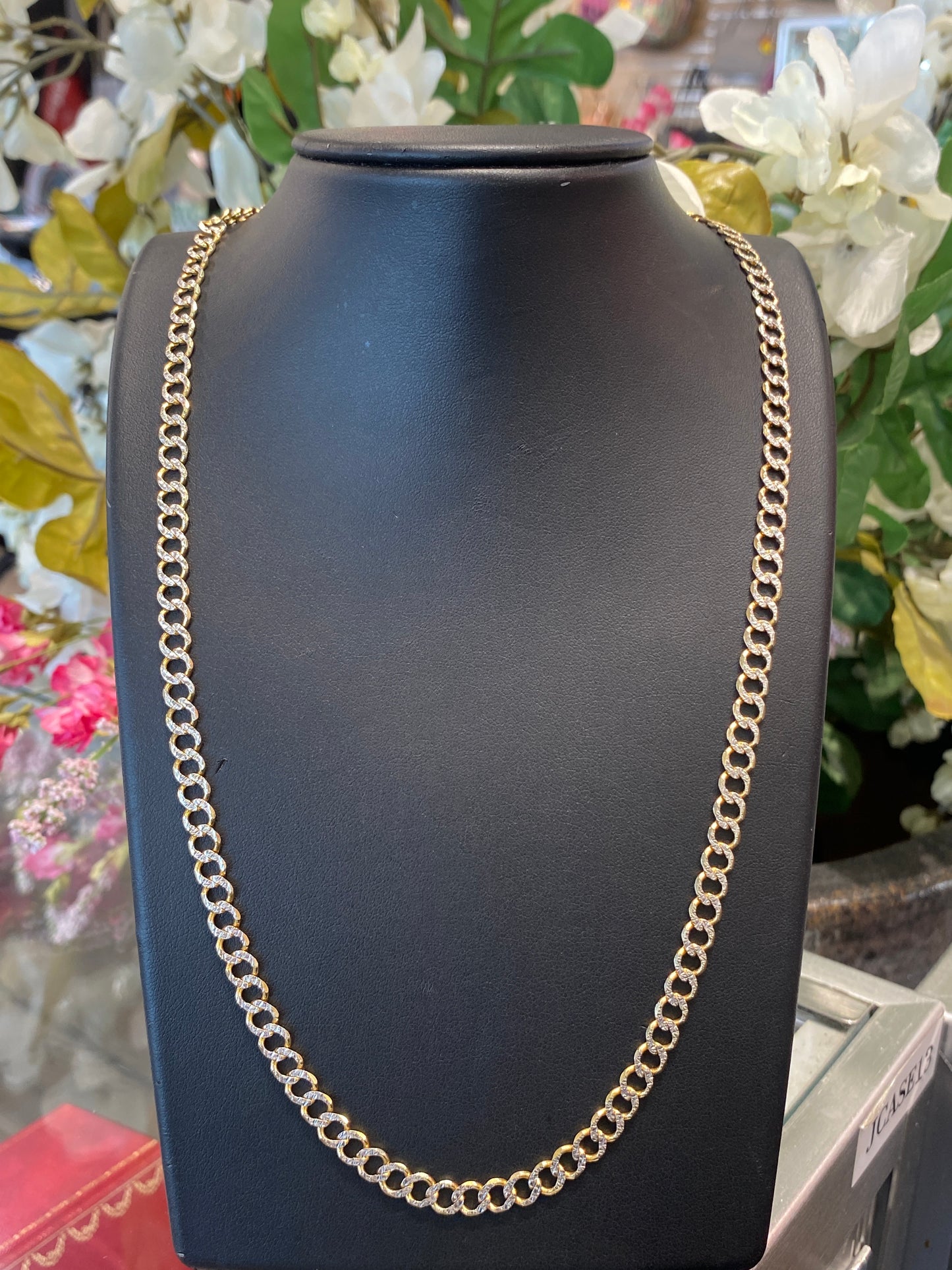 14k Two Tone Link Chain