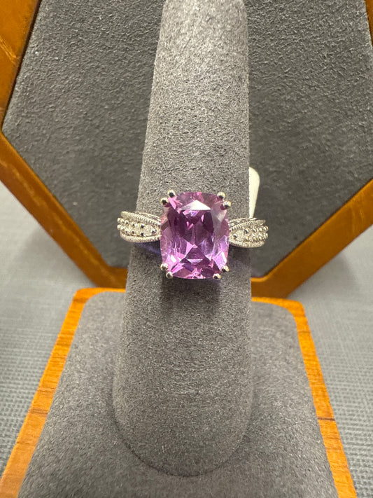 White gold ring