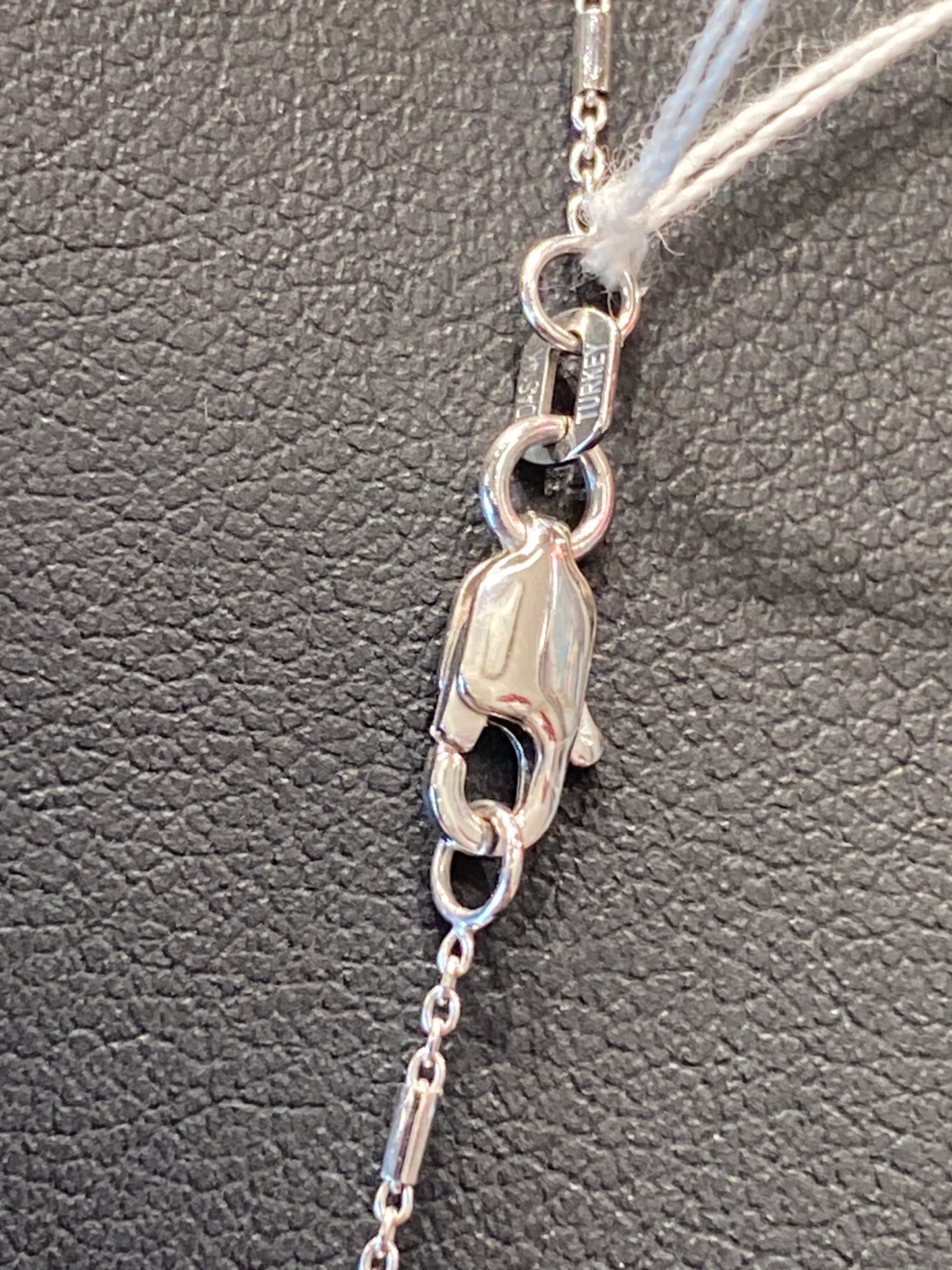 14k White Gold Pearl Chain