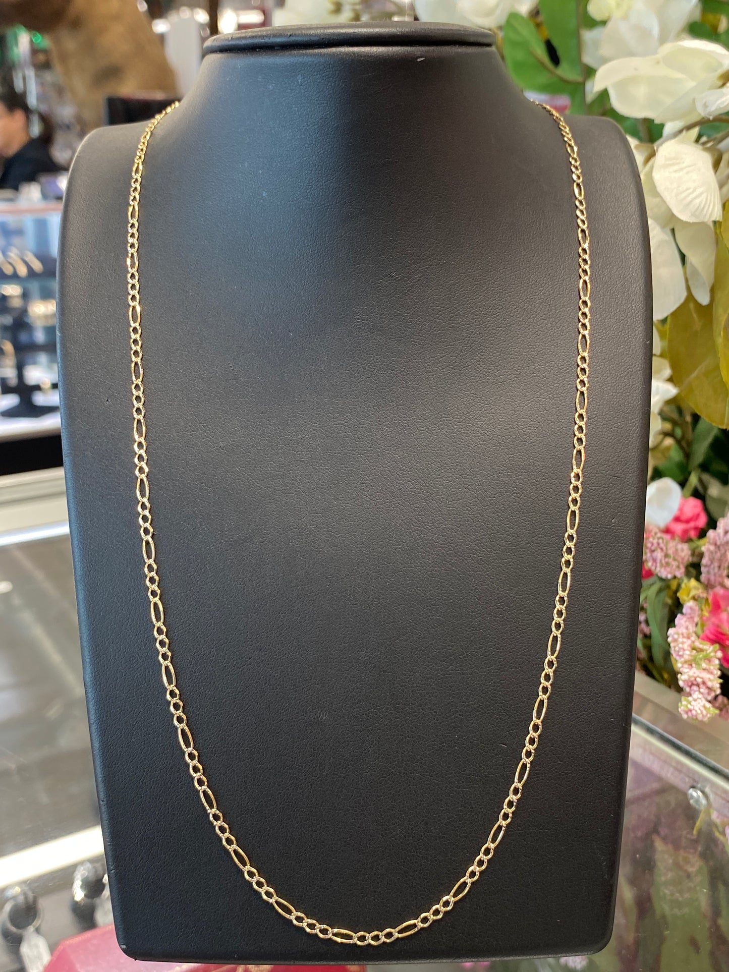 14k Yellow Gold Fígaro Chain