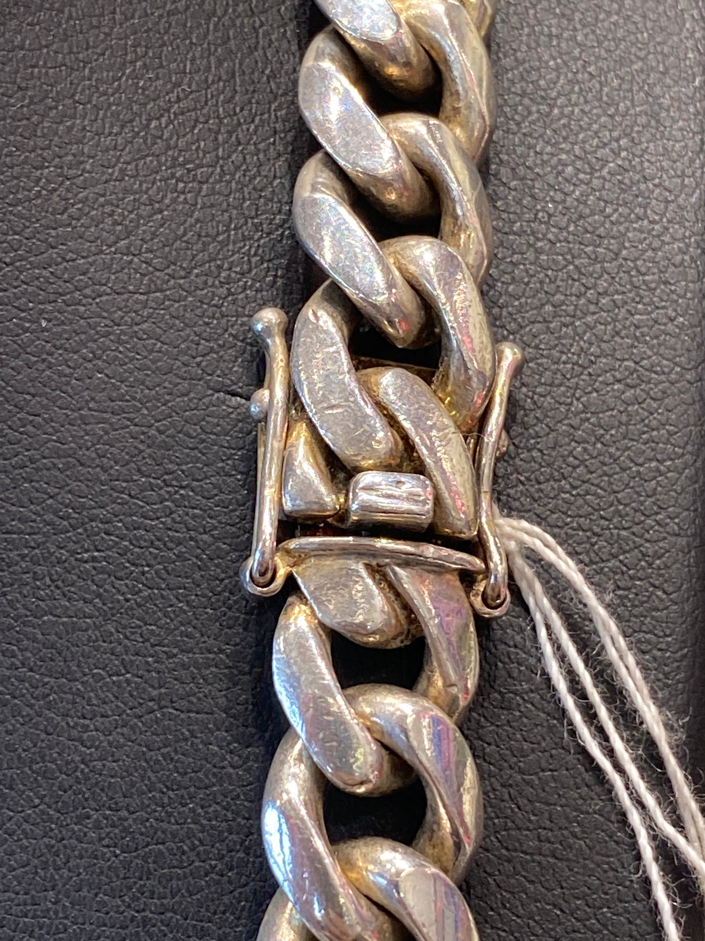 Silver Curb Link Chain