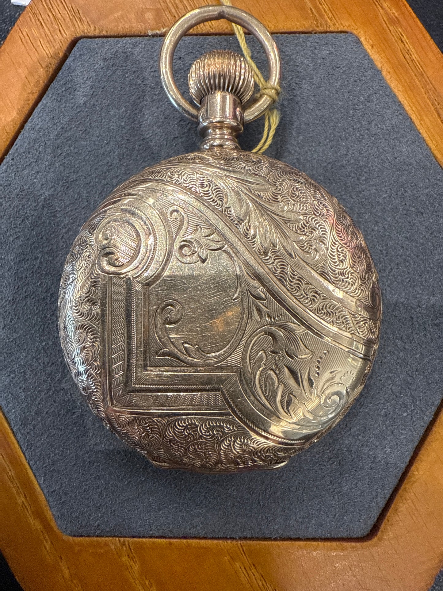 Gold pocket watch