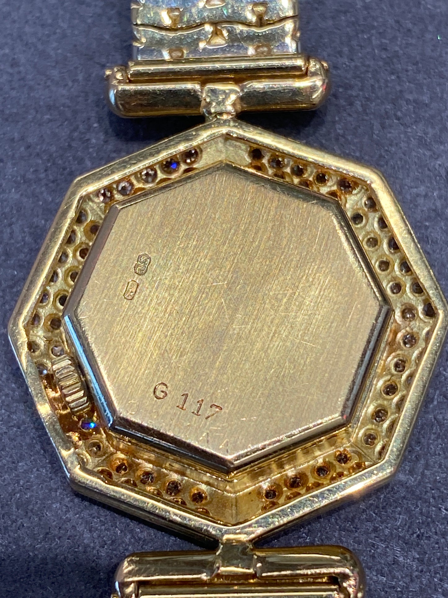 18k Two Tone Gold DeLaneau Ladies Watch