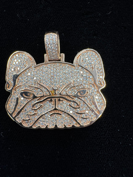 French Bulldog Diamond Pendant