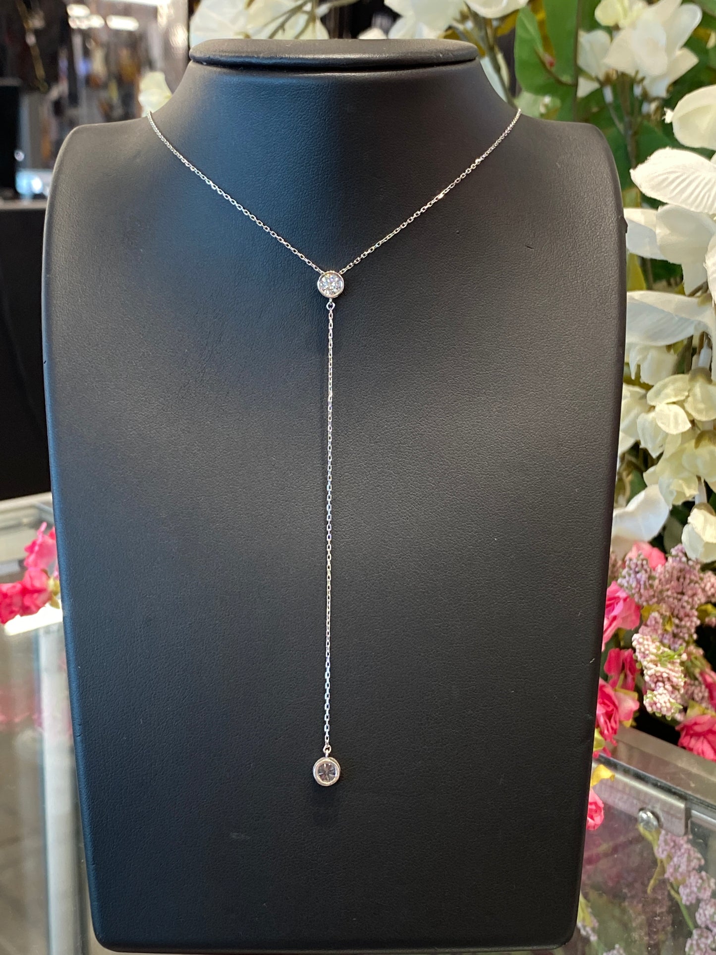 Silver Chain With Cubic Zirconias