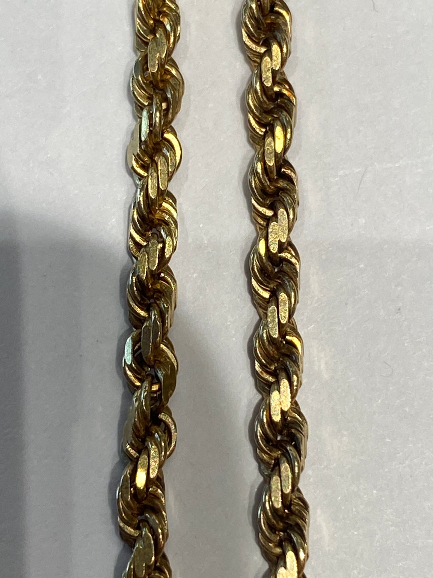 14k Yellow Gold Rope Chain