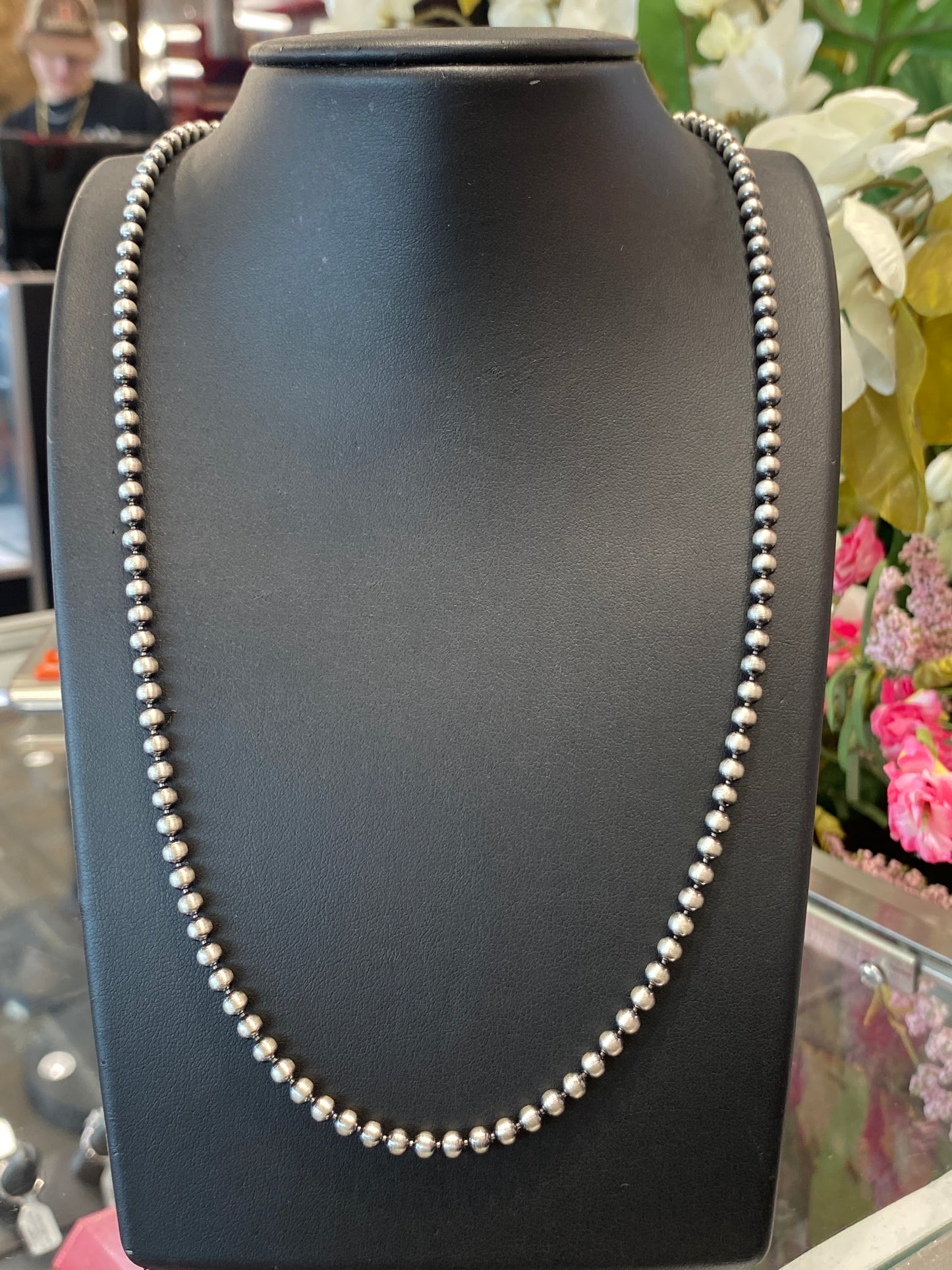 Silver Beaded Chain