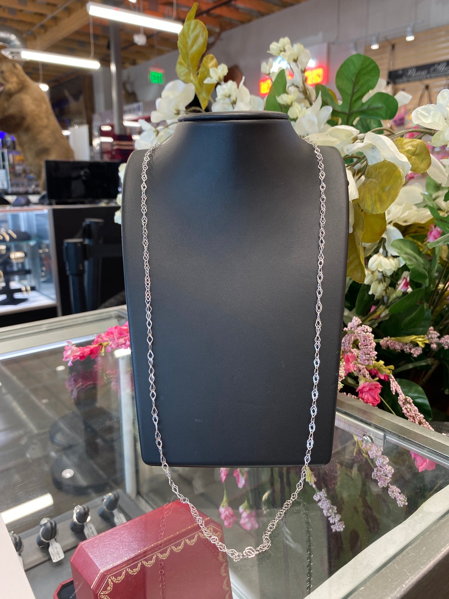14k White Gold Fashion Chain