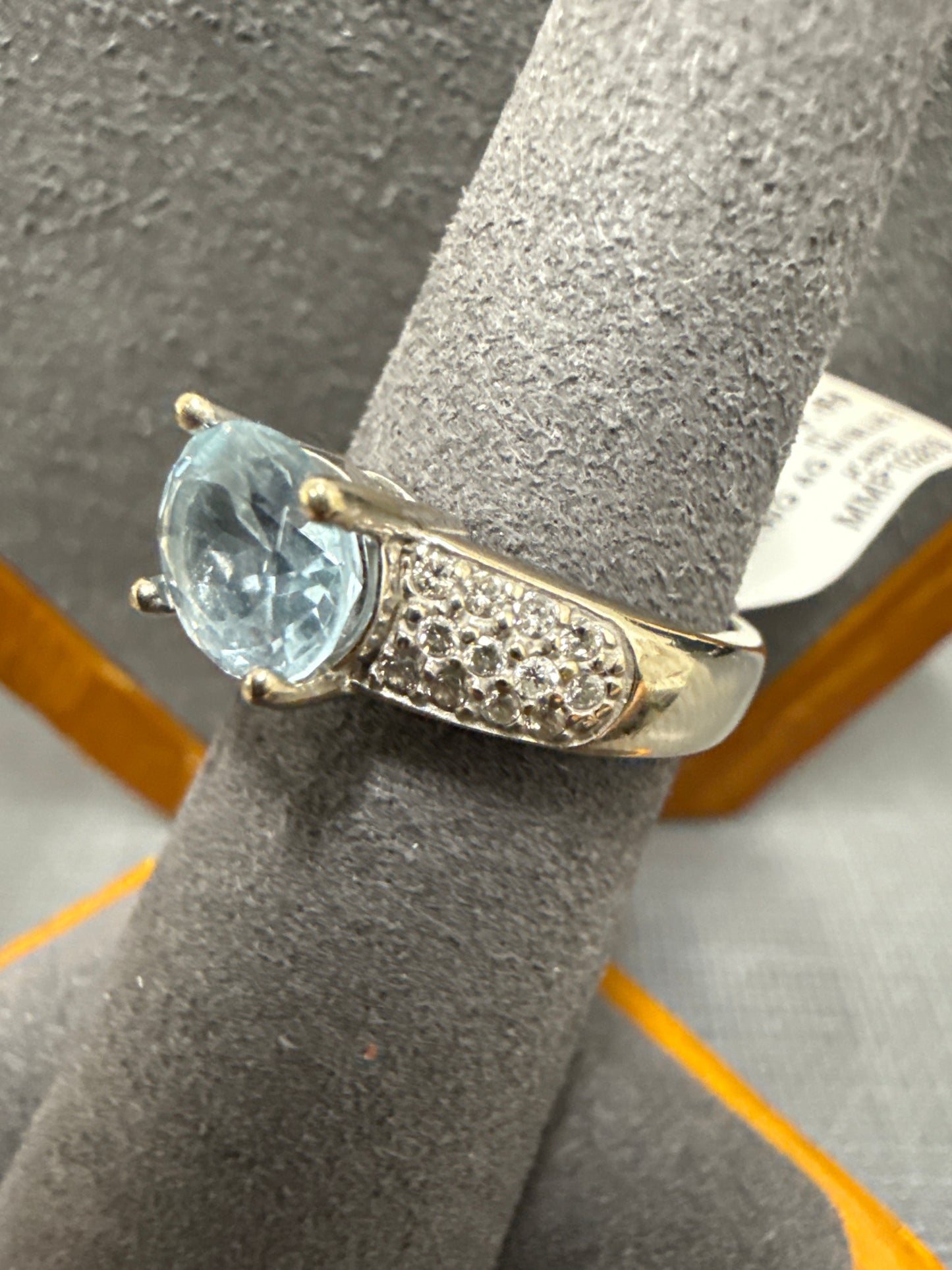 White gold ring