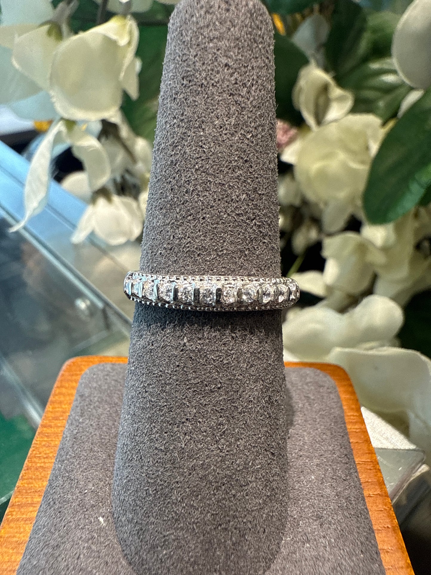 Silver wedding set