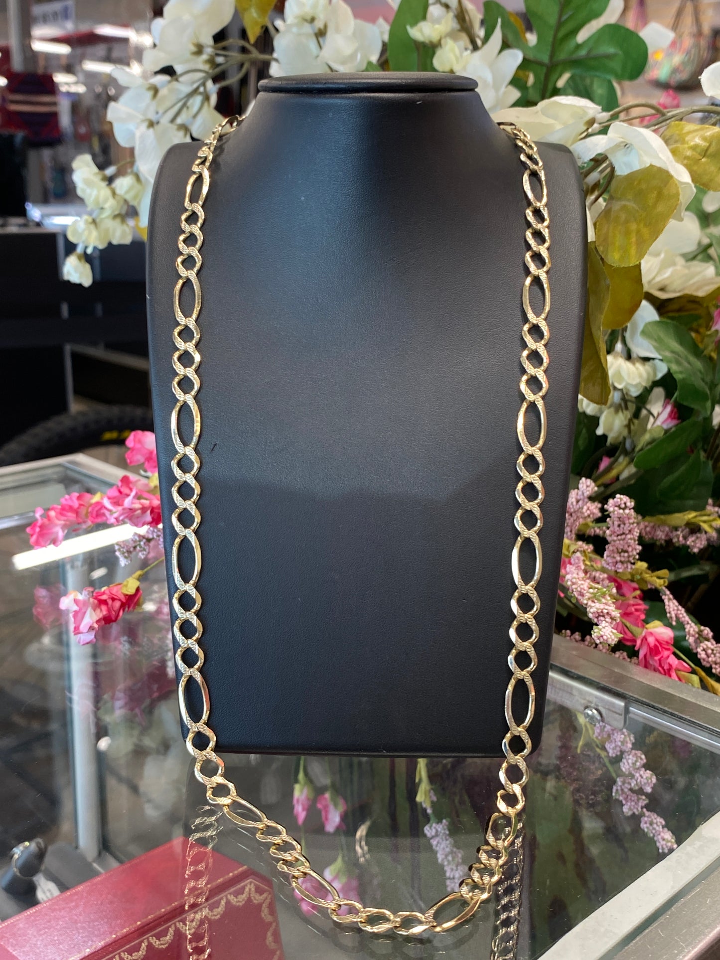 14k Yellow Gold Fígaro Chain
