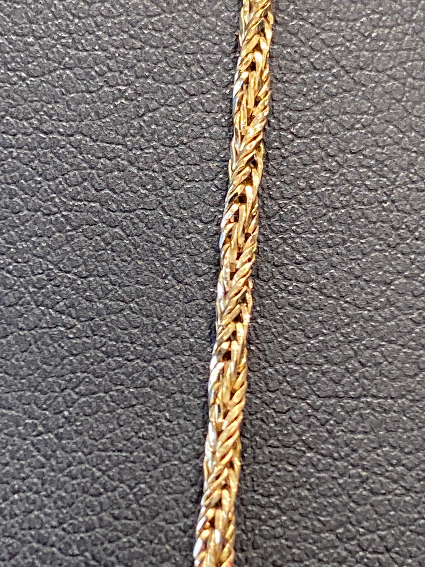 18k Yellow Gold Twist Link Chain