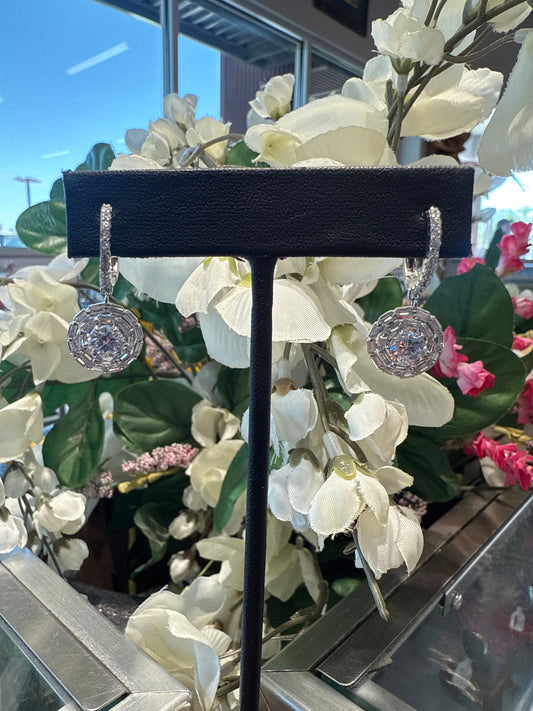Silver earrings