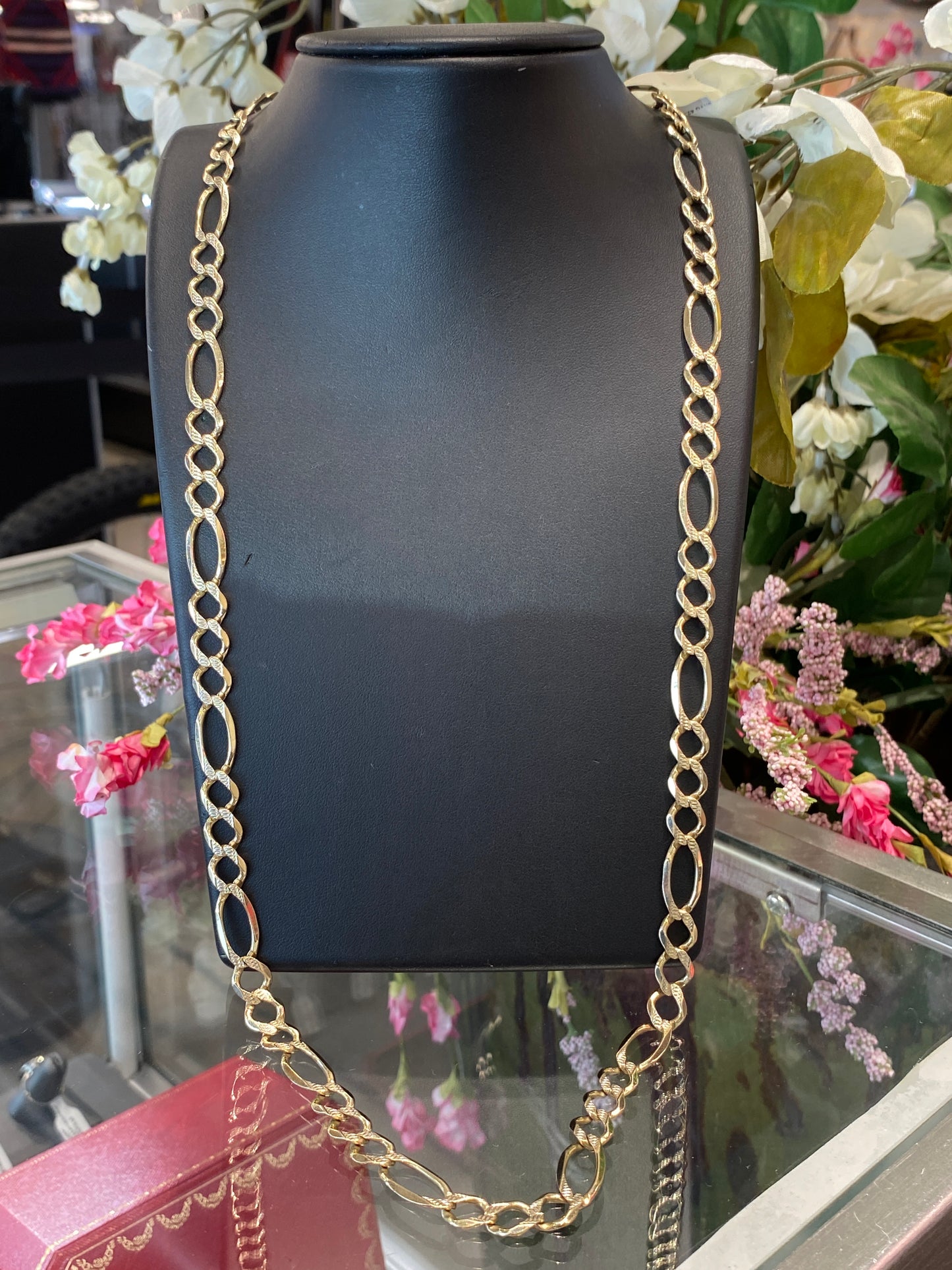 14k Yellow Gold Fígaro Chain