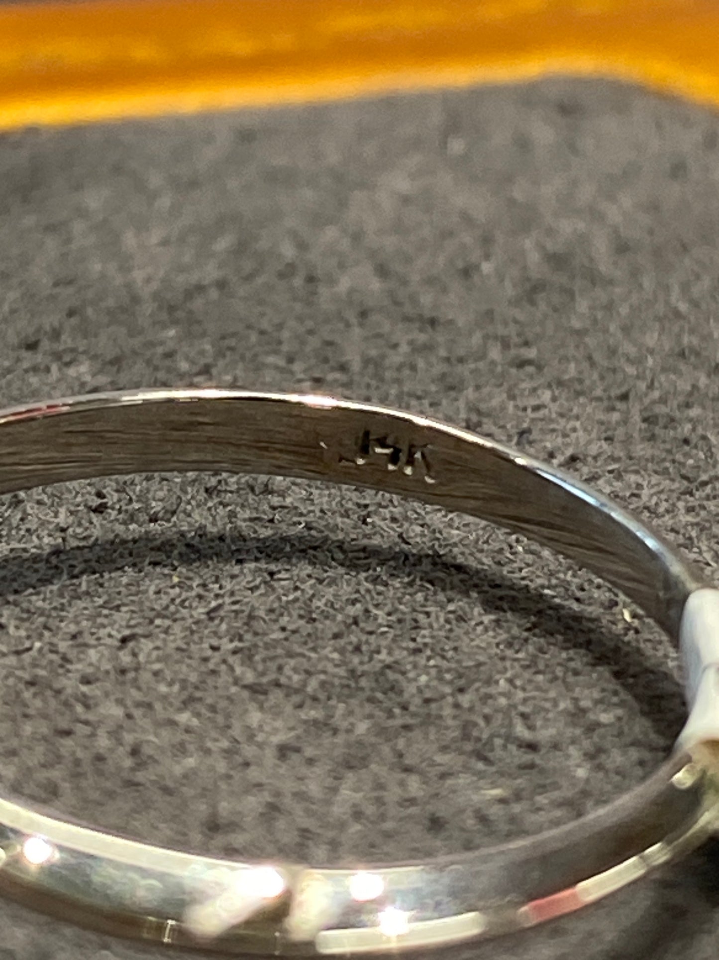 14k White Gold Diamond Engagement Ring