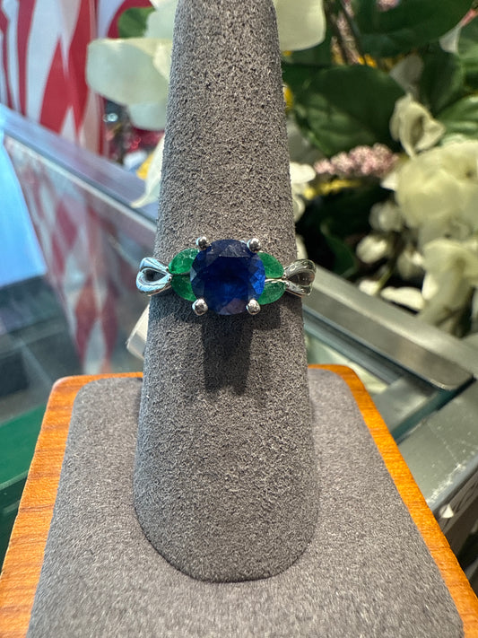 White gold ring
