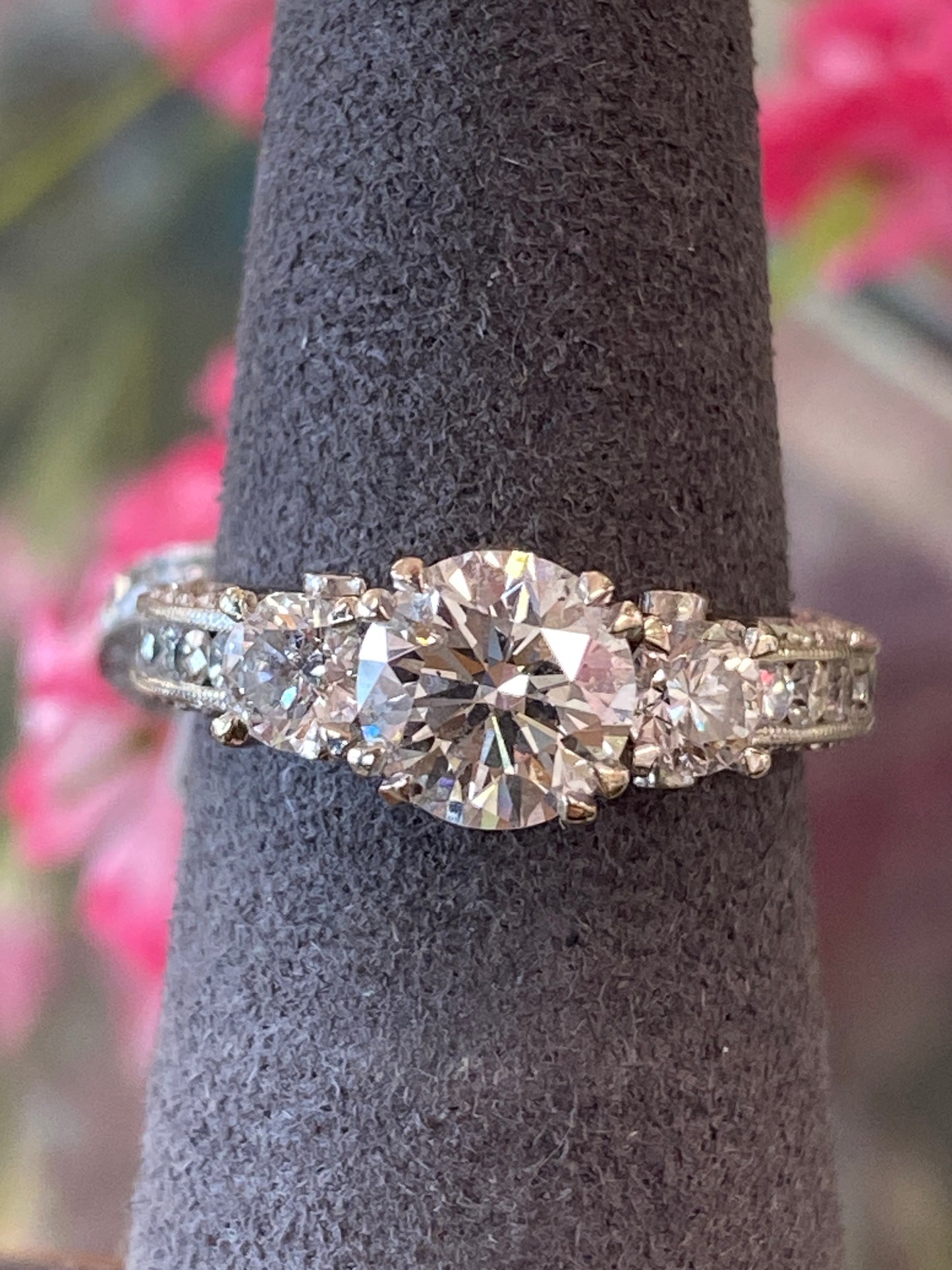 14k White Gold Diamond Wedding Set