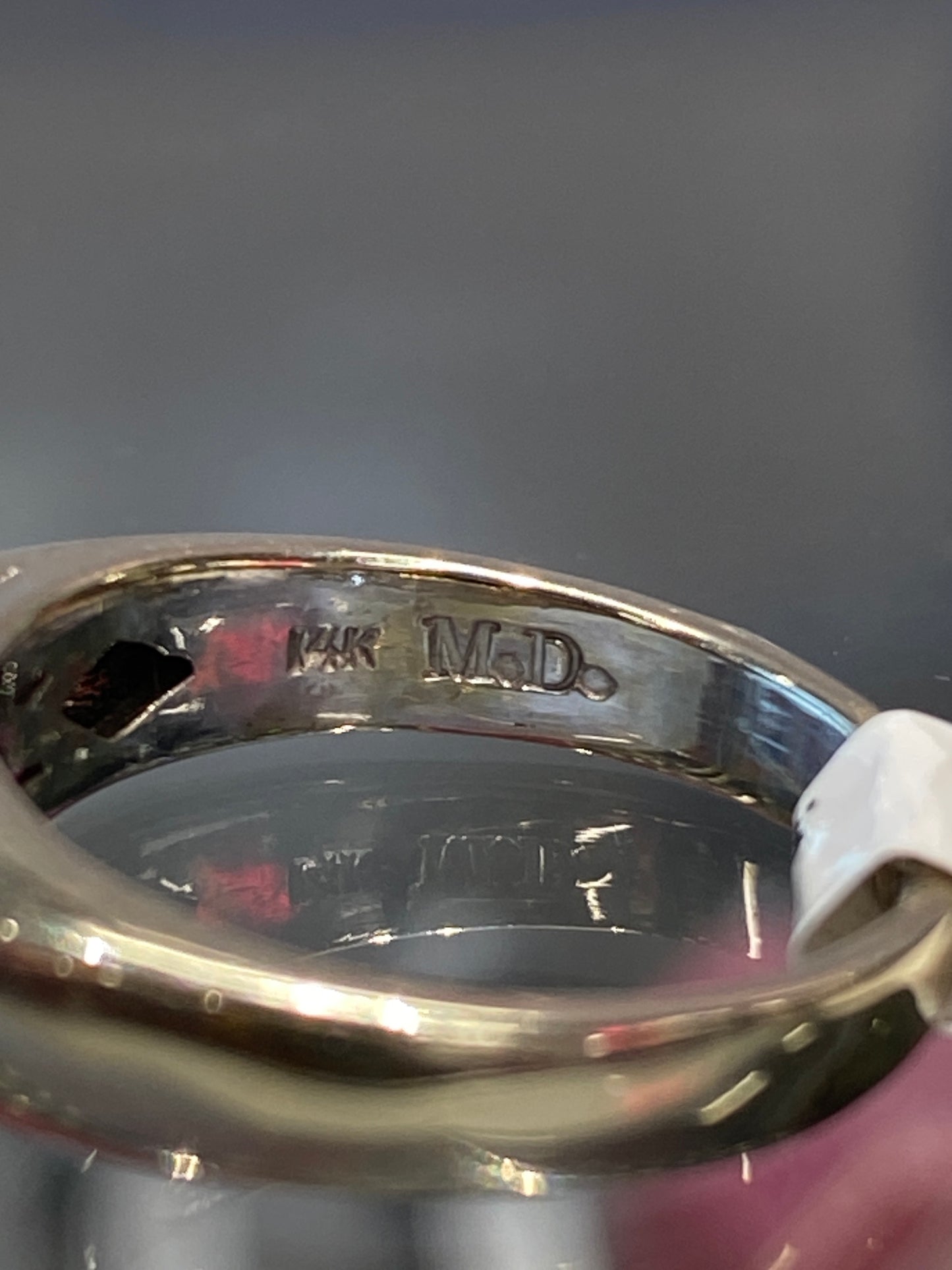 14k White Gold Diamond Engagement Ring