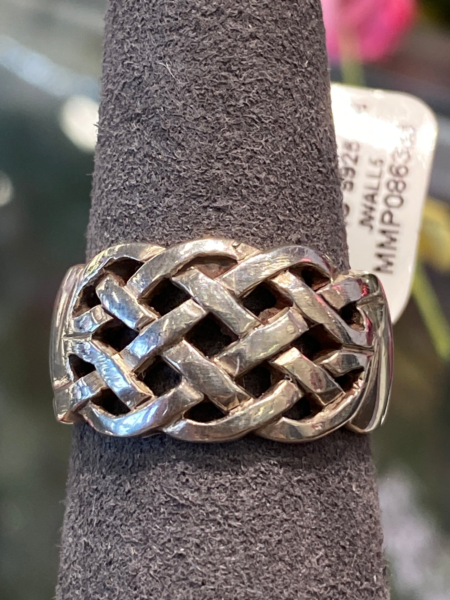 Silver Ring With Design